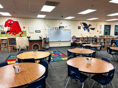 Gibson - James Elementary School Library in Henderson