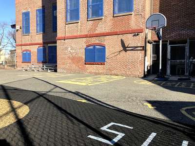 Harriet Tubman School Outdoor Basketball Courts in Newark