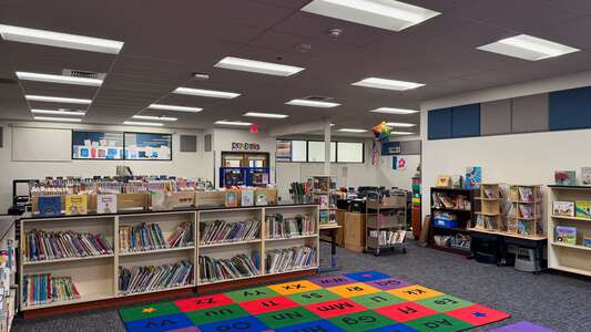Chapman Hill Elementary School Library in Salem