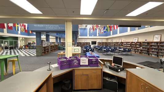 Randolph Middle School Library in Charlotte 2