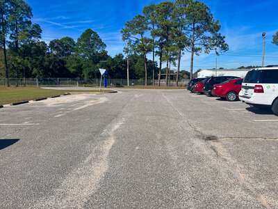 Oakcrest Elementary School Parking Lot - Side in Pensacola 2