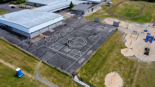McCornack Elementary School Outdoor Basketball Courts in Eugene