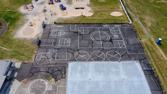 McCornack Elementary School Outdoor Basketball Courts in Eugene