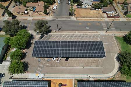 Lincoln Elementary School Parking Lot in Fresno