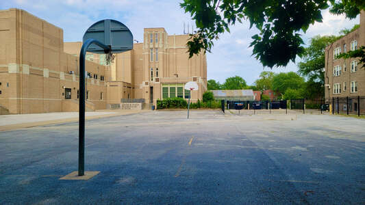 Dixon - Arthur Dixon Elementary School Outdoor Basketball Courts in Chicago