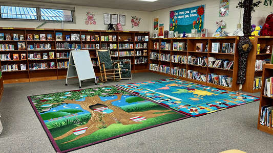 Osteen Elementary School Library in Osteen