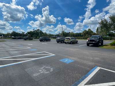 Richey Elementary School Parking Lot - Main in New Port Richey