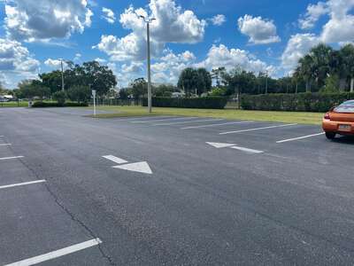 Richey Elementary School Parking Lot - Main in New Port Richey