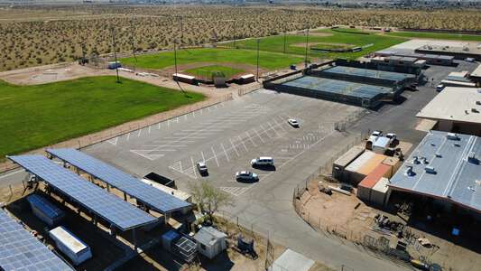 Apple Valley High School Parking Lot - Tennis Courts in Apple Valley 2