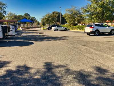 Groveland Elementary Parking Lot - Front in Groveland