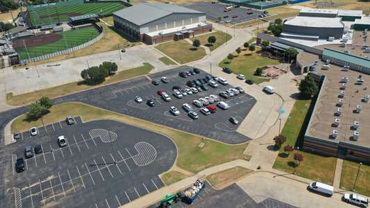 Argyle Middle School Parking Lot - Front in Argyle 2