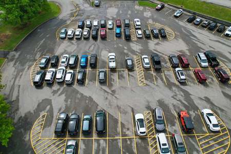 Cedar Bluff Middle School Parking Lot - Front in Knoxville