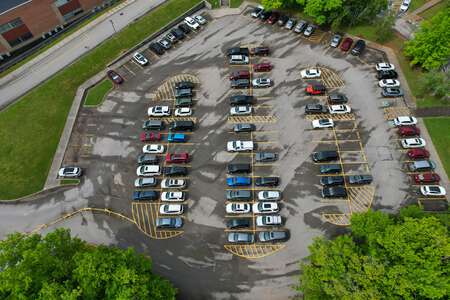 Cedar Bluff Middle School Parking Lot - Front in Knoxville
