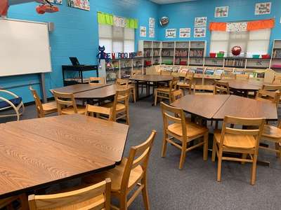 Windsor Elementary School Library in Savannah