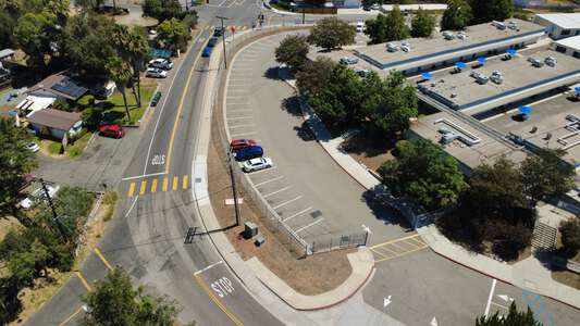 Vista Adult School Parking Lot - Front in Vista 2
