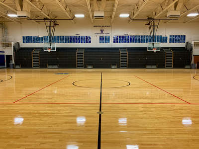 Brooks Wester Middle School Main Gym in Mansfield