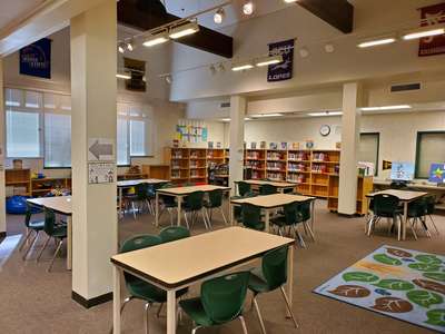 Dr. Mildred Dalton Henry Elementary School Library in San Bernardino