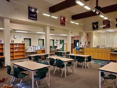 Dr. Mildred Dalton Henry Elementary School Library in San Bernardino