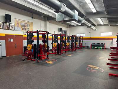 Tulare Union High School Weight Room in Tulare