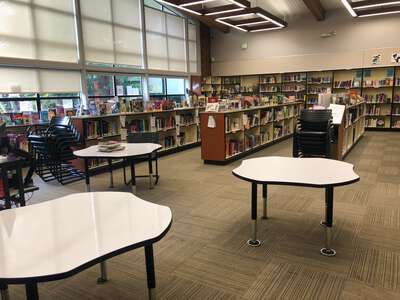 George Middle School Library in Portland