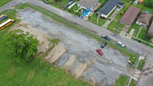 L.B. Landry High School Parking Lot - Side in New Orleans 2