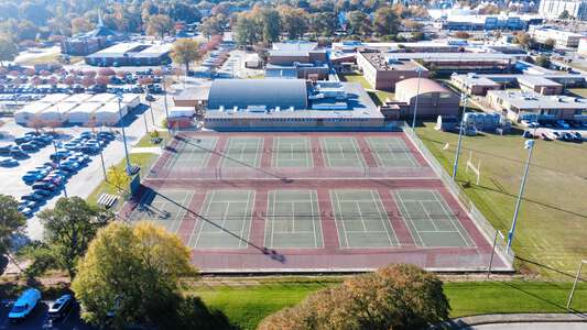 Princess Anne High School Tennis Courts in Virginia Beach