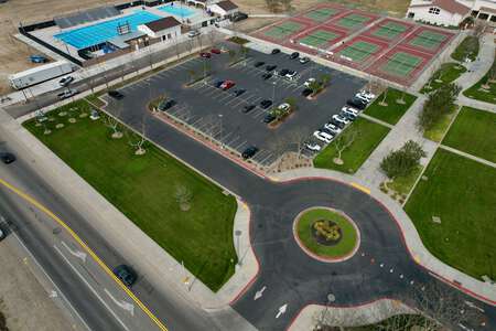 Mission Oak High School Parking Lot - Tennis Courts in Tulare
