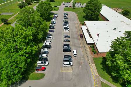 Mt. Pleasant Elementary School Parking Lot in Mt. Pleasant