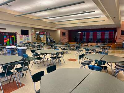 Woodland Springs Elementary School Cafeteria in Fort Worth