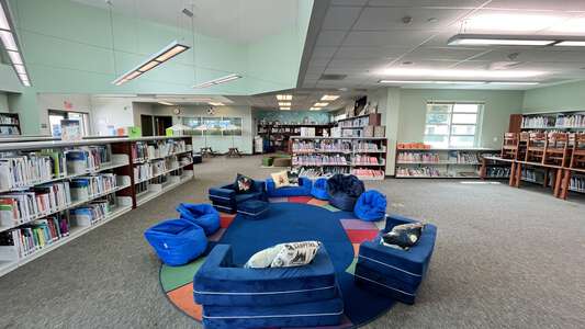 Burbank Elementary School Library in San Diego