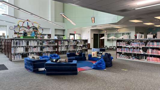 Burbank Elementary School Library in San Diego