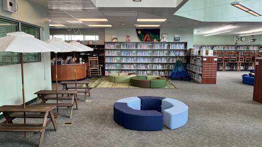 Burbank Elementary School Library in San Diego
