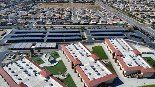 Orange Vista High School Parking Lot - Solar Panels in Perris 2