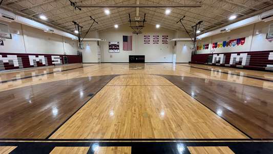 McGee's Crossroads Middle School Gym in Benson