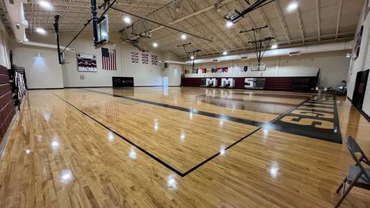 McGee's Crossroads Middle School Gym in Benson