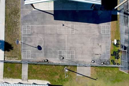 Bayshore Elementary School Blacktop / Basketball Courts in North Fort Myers 4