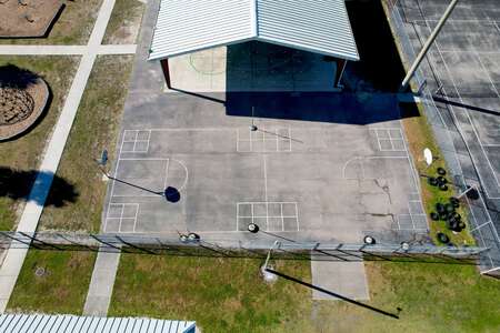 Bayshore Elementary School Blacktop / Basketball Courts in North Fort Myers 3