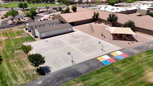 Butterfield Elementary School Outdoor Basketball Courts in Maricopa