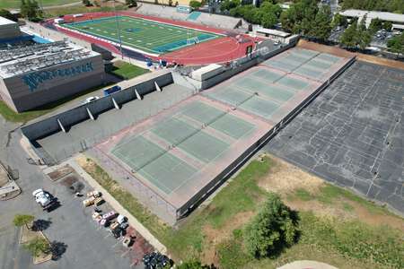 Deer Valley High School Tennis Courts in Antioch