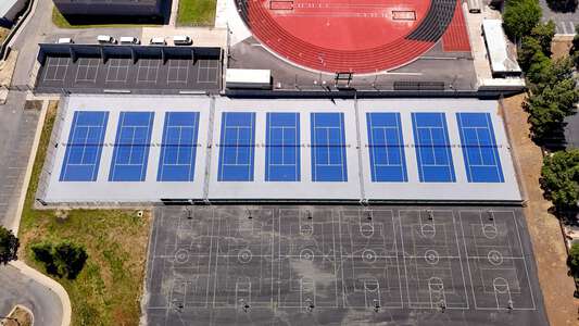 Deer Valley High School Tennis Courts in Antioch 2