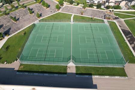 Victory Middle School Tennis Courts in Meridian