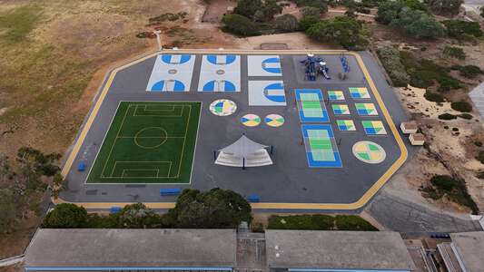Del Rey Woods Elementary Blacktop / Basketball Courts in Seaside