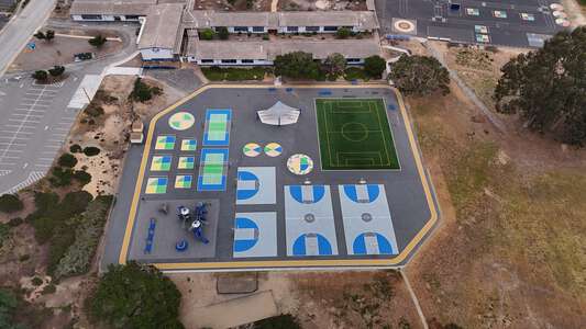 Del Rey Woods Elementary Blacktop / Basketball Courts in Seaside