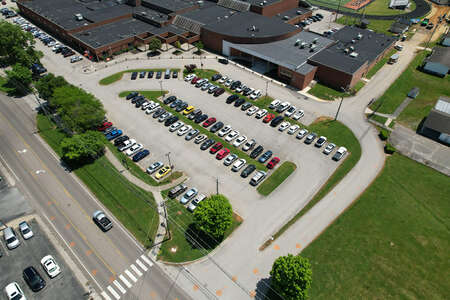 Powell Parking Lot - Front