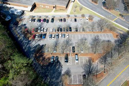 Corley Elementary School Parking Lot - Side in Lawrenceville 2
