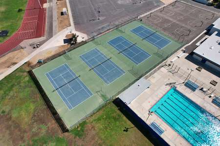 Nordhoff Junior High & High School Tennis Courts in Ojai