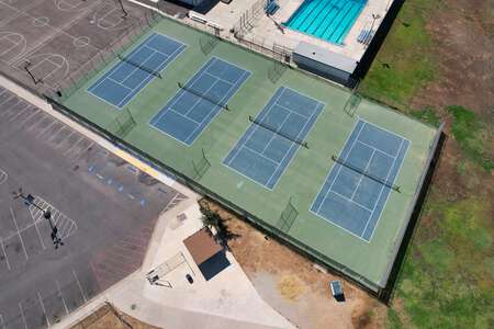 Nordhoff Junior High & High School Tennis Courts in Ojai