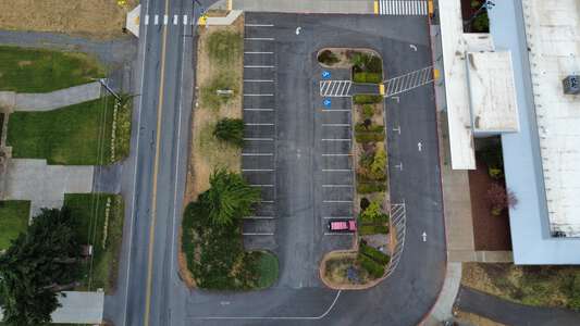Westside Elementary School Parking Lot - Front in Hood River