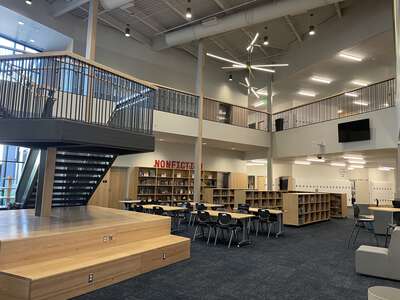 Athey Creek Middle School Media Center in West Linn