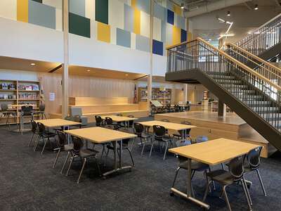 Athey Creek Middle School Media Center in West Linn